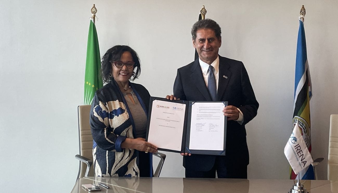 IRENA et AUDA-NEPAD signent un contrat pour unir leurs forces - RA-ESG